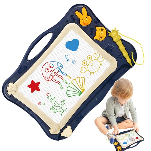 Magnetic Drawing Board Toddler Doodle Board Erasable Doodle Drawing Pad - Picture 2 of 7