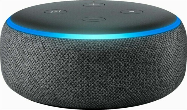 Amazon Echo Dot 3rd Generation w/ Alexa Voice Media Device - Charcoal BRAND NEW!