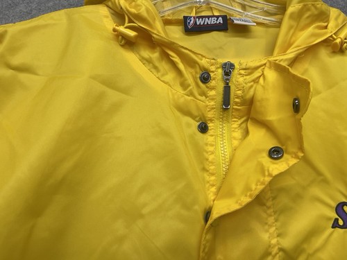 Sparks Windbreaker Gr. Large L gelb WNBA Anorack Pullover Basketball 1/2 Zip - Bild 9 von 16