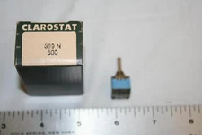 Clarostat Honeywell 389 N 500 Ohms Potentiometer Modular 1/2" sq. New