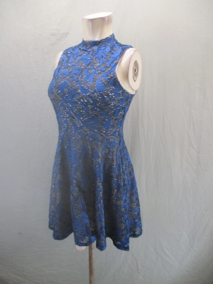 Bailey Blue Size M Women Sleeveless Back Keyhole Short A-Line Cocktail Dress 884 - Изображение 3 из 4