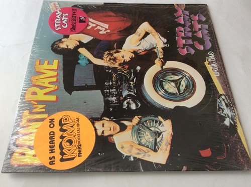 Stray Cats-Rant N Rave-VINYL-LP-1983-EMI-Brian Setzer-SO-7102-Rockabilly-rare - Picture 6 of 6