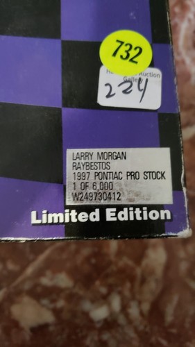 Larry Morgan 1997 ACTION raybestos firebird NHRA pro stock 1/24 - Picture 2 of 4