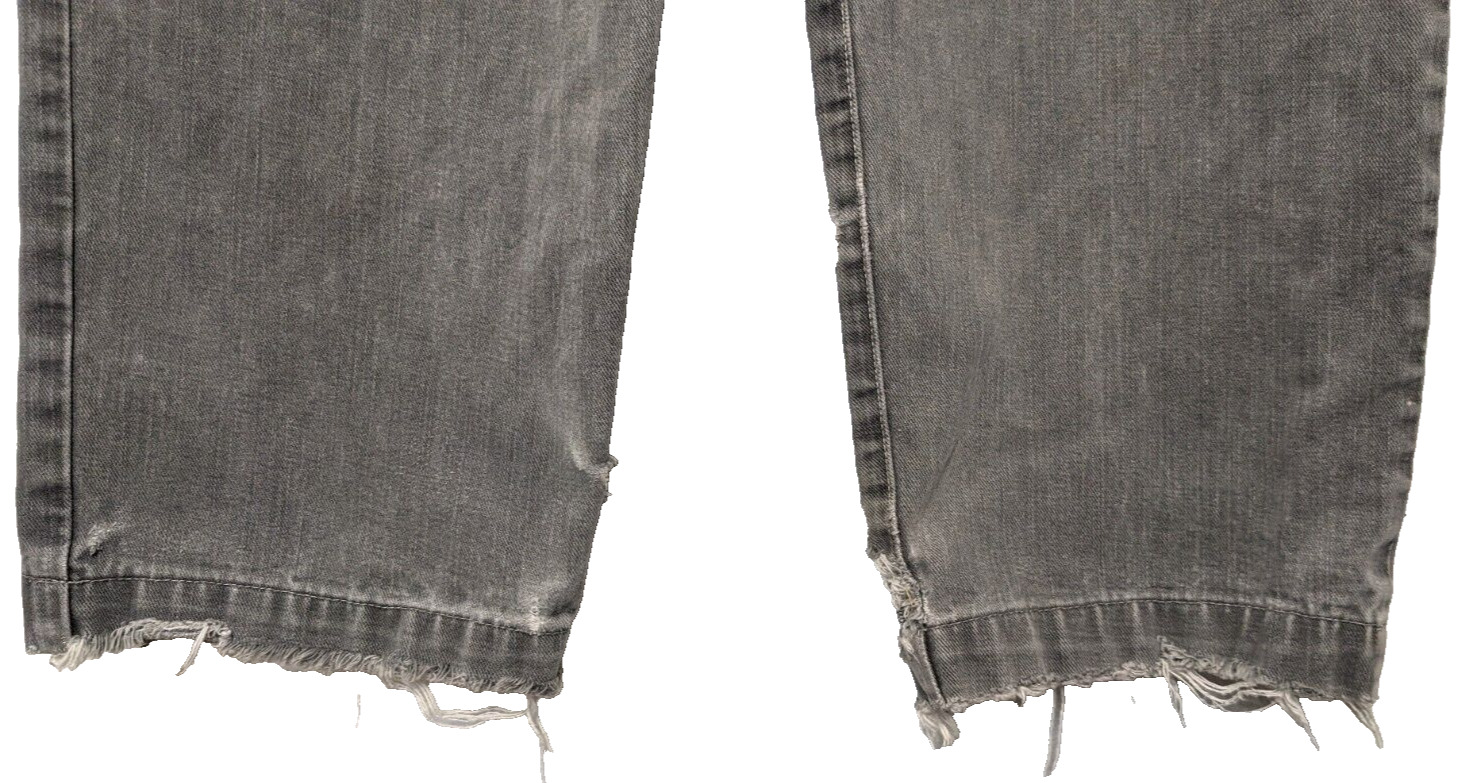 Vintage Y2K Guess Jeans Size 38 Men's Gray Distre… - image 9