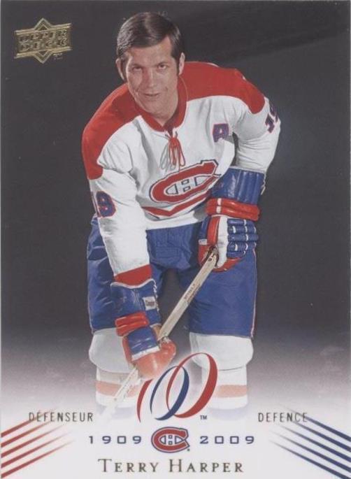 2008-09 Upper Deck Montreal Canadiens Centennial Set - Terry Harper #105 - 1 of 1