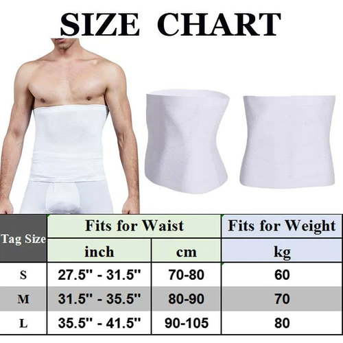 Herren Bauch Kontrolle Tuck Gürtel Body Shaper Abnehmen Taillentrainer Trimmer - Bild 16 von 16