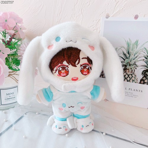 20cm Doll Clothes Accessories Cartoon Cinnamoroll Pom Pom Purin Cosplay Overalls - Picture 4 of 14