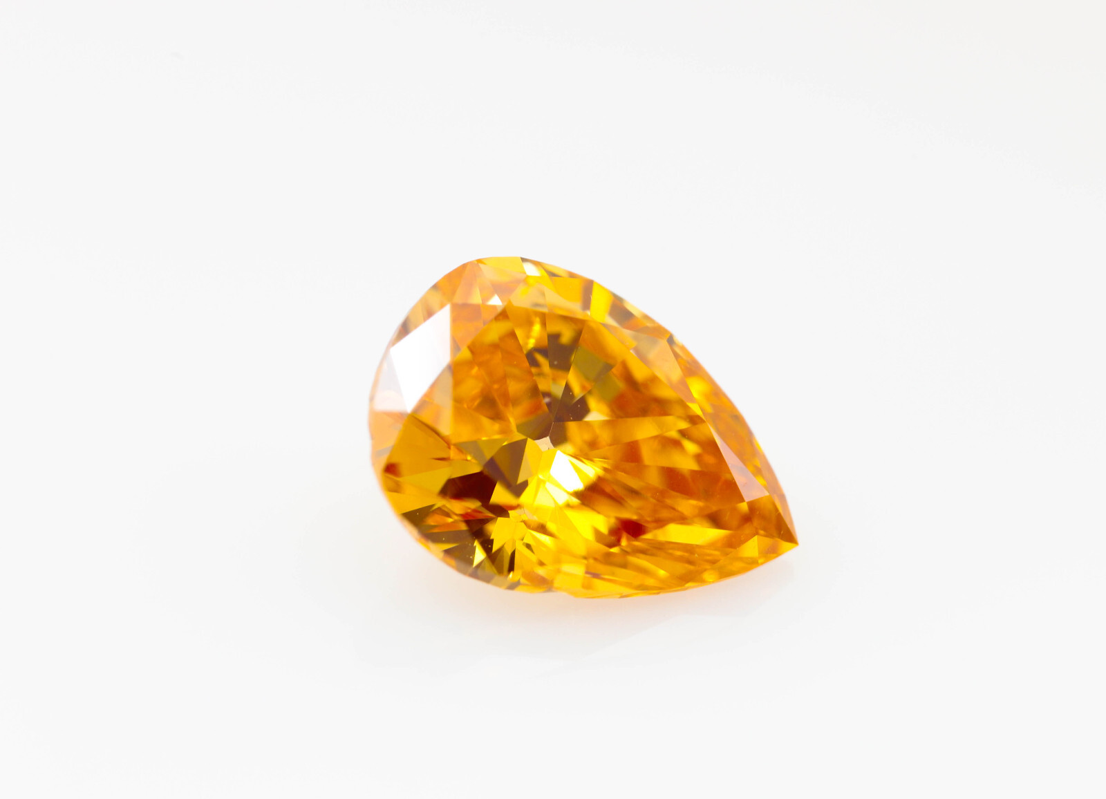 Orange Diamond 1.01ct Natural Loose Fancy Vivid Yellow Orange Diamond GIA  SI1