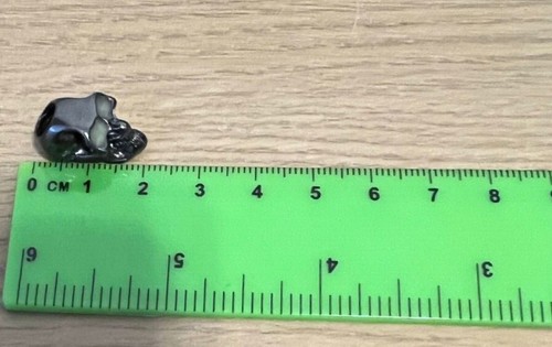 GUN METAL SKULL BEAD (k) - Picture 6 of 6