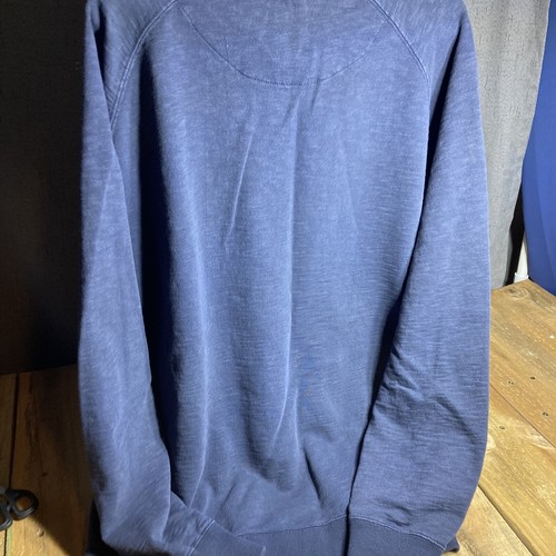 Houston Texans Shirt XL Long Sleeve Spell Out Navy Distressed Thick NFL Stroud - Picture 12 of 14