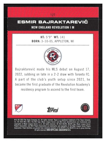 2023 Topps MLS base cards 1-200 w/ Variants Pick your Card(s) Complete your set - Picture 268 of 424