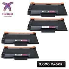 4 x Black Toner TN3480 Fit for Brother HL-L5200DWLT DCP-L5500DN HL-L5100DN