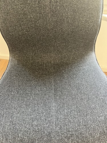 Schreibtischstuhl mit Armlehnen IKEA LÅNGFJÄLL dunkelgrau/weiß - Bild 4 von 5