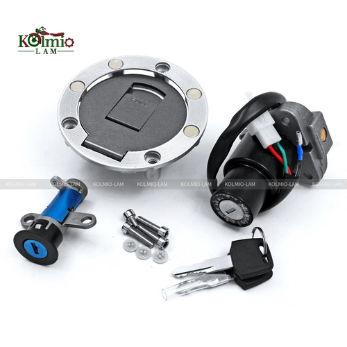 Interruptor de encendido tapa de gas cubierta llave bloqueo juego apto para YAMAHA TZR250 1KT 1987-1989