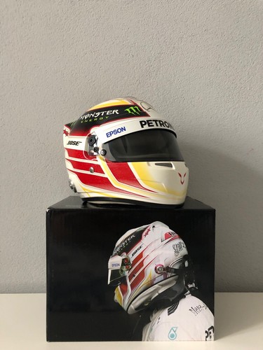 Lewis Hamilton 2015 Mercedes AMG Petronas 1:2 Helmet Casque F1 Formula 1 |  eBay