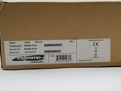 Open Box -  Extreme EPS-C2 Networks External Power System