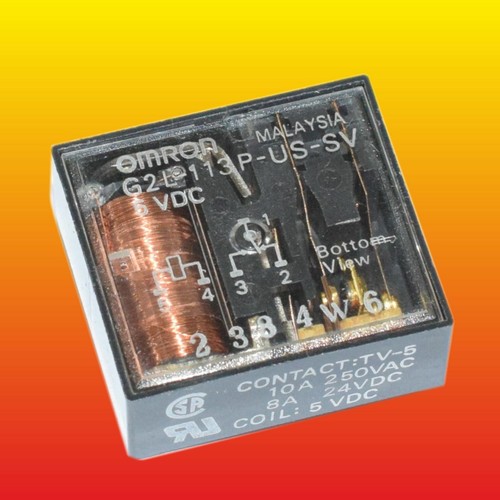 OMRON RELAIS G2L-113P-US-SV 1 CO 10 A KONTAKTSPULE 5 VDC - Bild 1 von 2