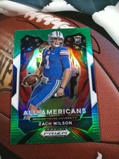 ZACH WILSON 2021 Prizm Draft Picks ALL-AMERICAN Green PRIZM RC #182 Jets