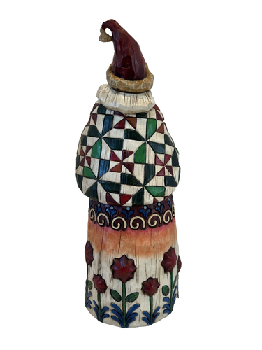 Jim Shore Heartwood Creek 10" Weihnachtsmann mit Pfeife Weihnachtsbaum Figur 2002 - Bild 3 von 3
