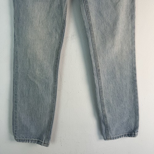 Alexander Wang Women’s Sz 24 Blue and Black Cult Duo Straight Leg Crop Jeans - Picture 5 of 18