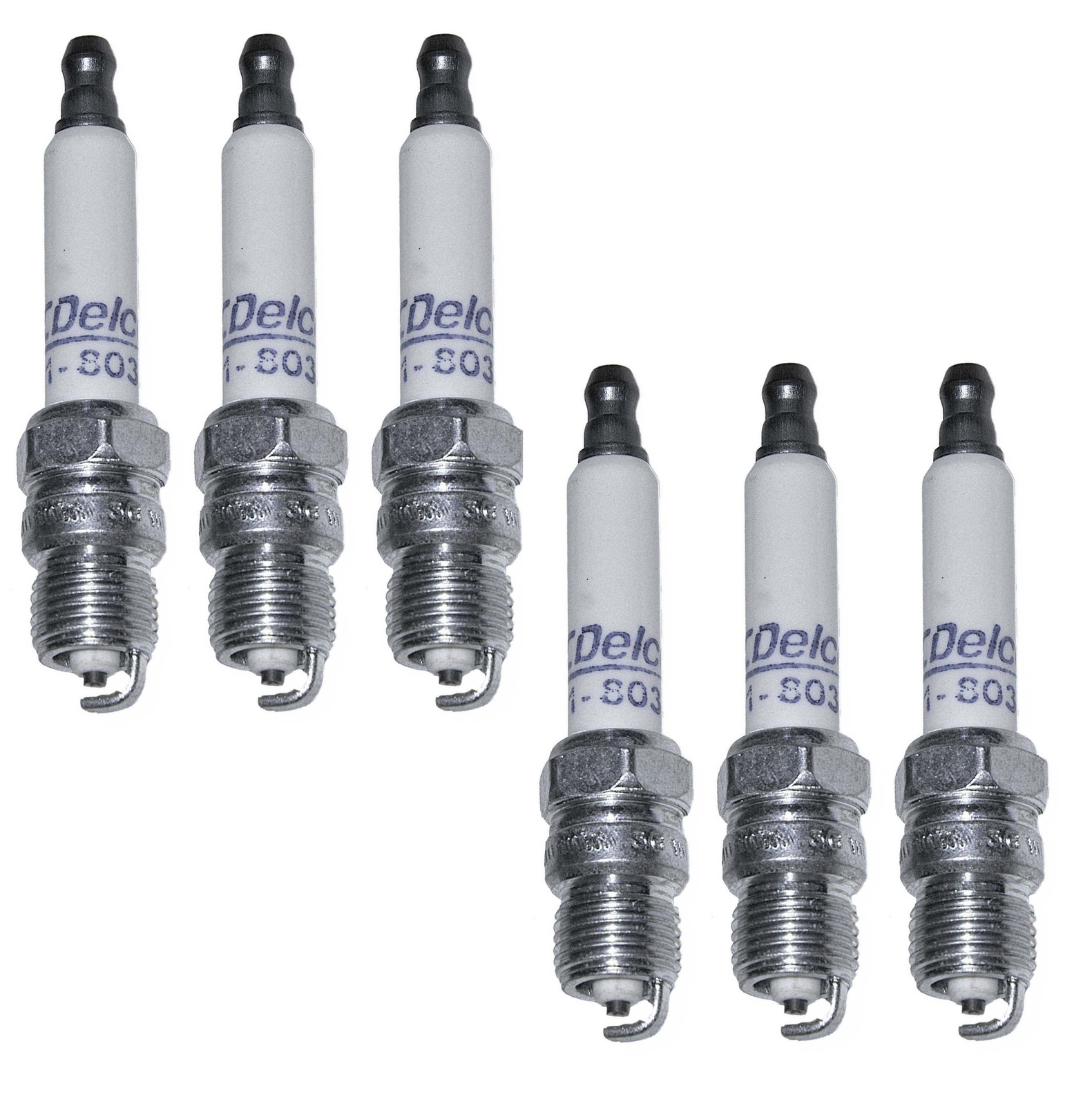 Set Of 6 Spark Plugs AcDelco For Buick Chevy GMC V1500 Oldsmobile Pontiac 6 CYL