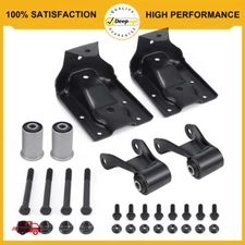 Rear Leaf Spring Hanger Bracket and Shackle Kit For Chevy Silverado GMC Sierra