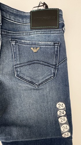 Emporio Armani Women’s Push Up Jeans Blue W24 L29 *See Photos For Measurements - Picture 7 of 9