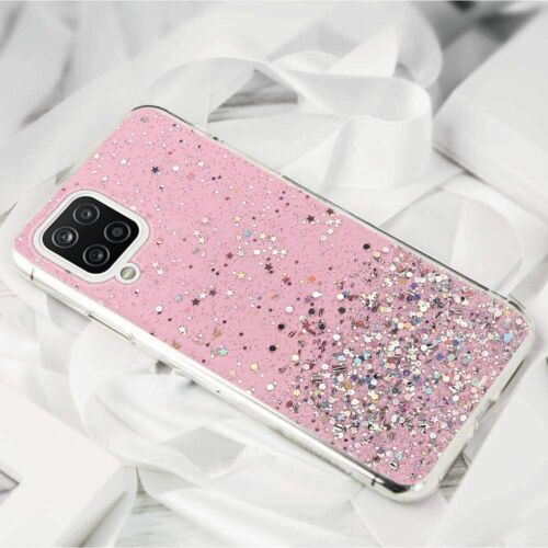 For Samsung Galaxy A15 A34 A55 5G S24 Glitter Silicone Soft Clear Case Cover - Picture 15 of 27