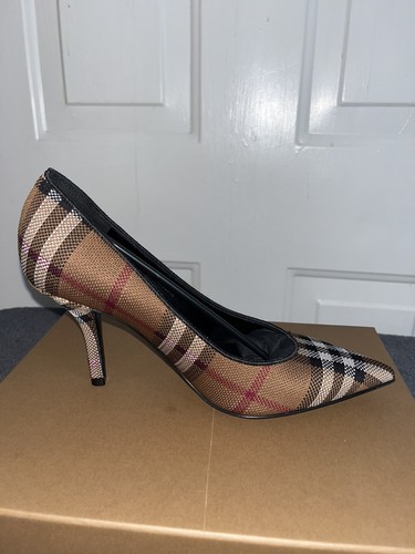 Burberry Check Point-toe Pumps - Picture 11 of 24