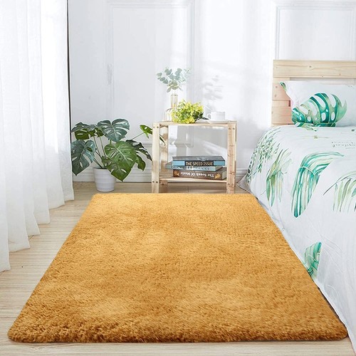 Fluffy Rugs Large Shaggy Rug Soft Mat Anti-Slip Carpet For Living Room Bedroom - Picture 22 of 42