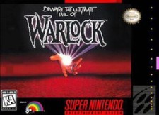 Warlock Super Nintendo Cosmetically Flawed Cartridge