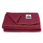 Large Military Wool Blanket - 4.5 Lb Warm & Thick Emergency Survival 64x90”- Red