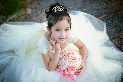 12 Stck. Mehrfarbig Prinzessin Krone Mini Haarkamm Mädchen Diadem für Hochzeit Party - Bild 6 von 12