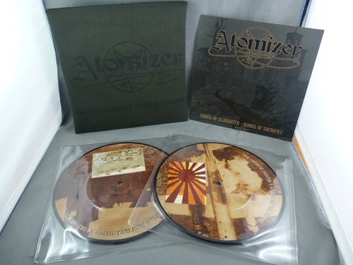 Atomizer Songs of Slaughter - Songs of Sacrifice VINYL 7'' x2 Numbered 67 / 197 - Picture 3 of 7
