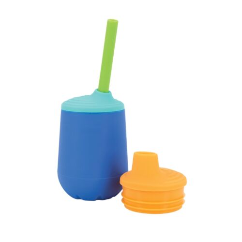 Nuby 3-Stufen Training Cup Set - 100% Silikon - Touch-Flo Strohhalm - Free Flow Auslauf - Bild 4 von 33