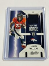 2021 Panini Absolute Rookie Force Relics Javonte Williams #RF-JWI Rookie RC