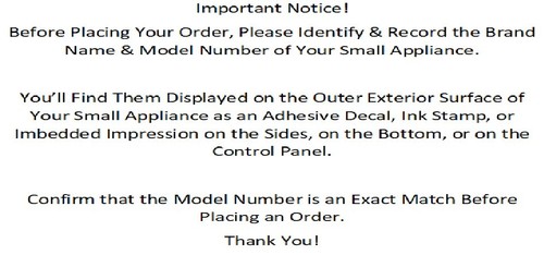 2pin Aftermarket Power Cord for Salton Hotray (Choose Model) - Picture 16 of 137