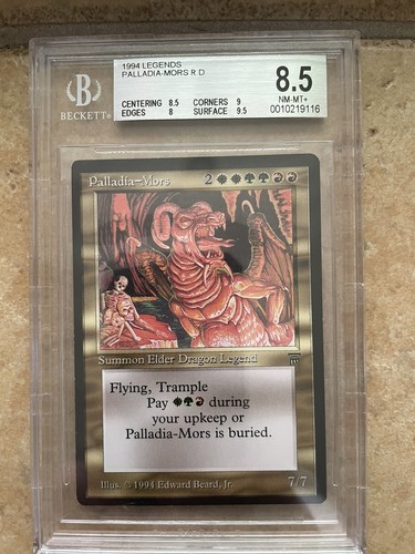 Magic: The Gathering - Palladia-Mors Legends - BGS Graded 8.5 NM-MT+! - Picture 1 of 2