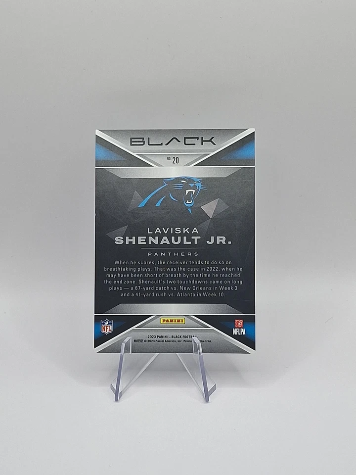 2023 Panini Black #20 Laviska Shenault Jr. 34/75 Carolina Panthers - Image 3 of 4