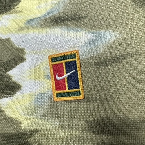 The Nike Polo Print Slim-Fit Men's Polo Shirt Lemon Chiffon Size L DV8915-222 - Picture 13 of 17