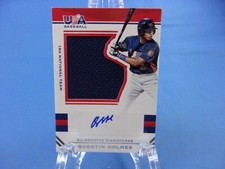 USA Baseball 2017 Stars and Stripes Signature Materials Auto Quentin Holmes