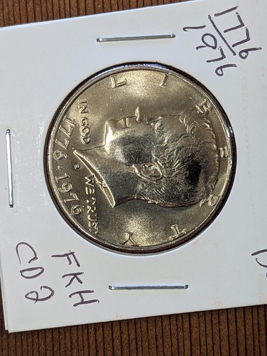 1776/1976 Stempelglanz Bicentennial John F Kennedy Half Dollar Münze - Bild 5 von 12