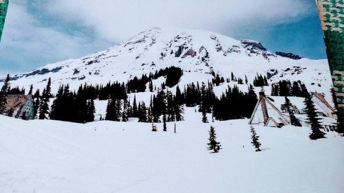 LOTTO 2 CARTE NOTE MT.RAINIER & PARADISE INN, WA - Foto 13 di 15