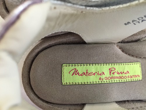 NEW Materia Prima by Goffredo Fantini Comfort Wedge Pastel Taupe Sandal Sz 38 - 第 9/10 張圖片