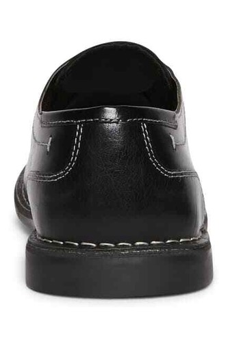 Scarpe eleganti uomo Steve Madden derby in pelle con punto a contrasto nere taglia 10,5 - Foto 5 di 7
