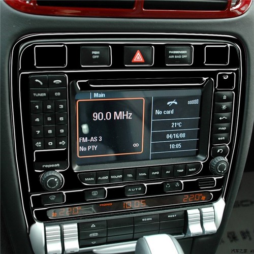 10Pcs Glossy Piano Black Central Console Cover Trim For Porsche Cayenne Sport - Picture 6 of 10