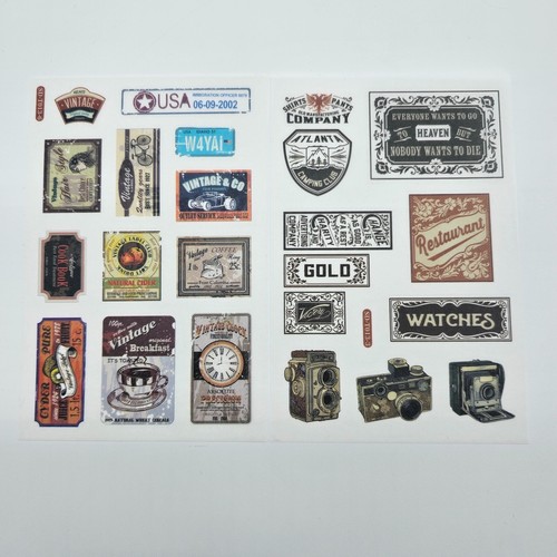 Washi Sticker Set | 6 Sheets | Planner Stickers | New - Imagen 3 de 7