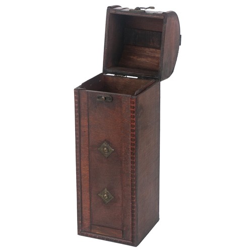 HMF Weinbox Geschenkbox aus Holz für 1 Flasche Vintage Deko Weinkiste mit Deckel - Bild 18 von 29