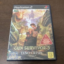 Gun Survivor 3 Dino Crisis Sony Playstation 2 PS2 PS Boxed Manual Japan import