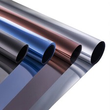 One Way Privacy Window Mirror Film Sticker Heat UV Reflective Tint Foil Home